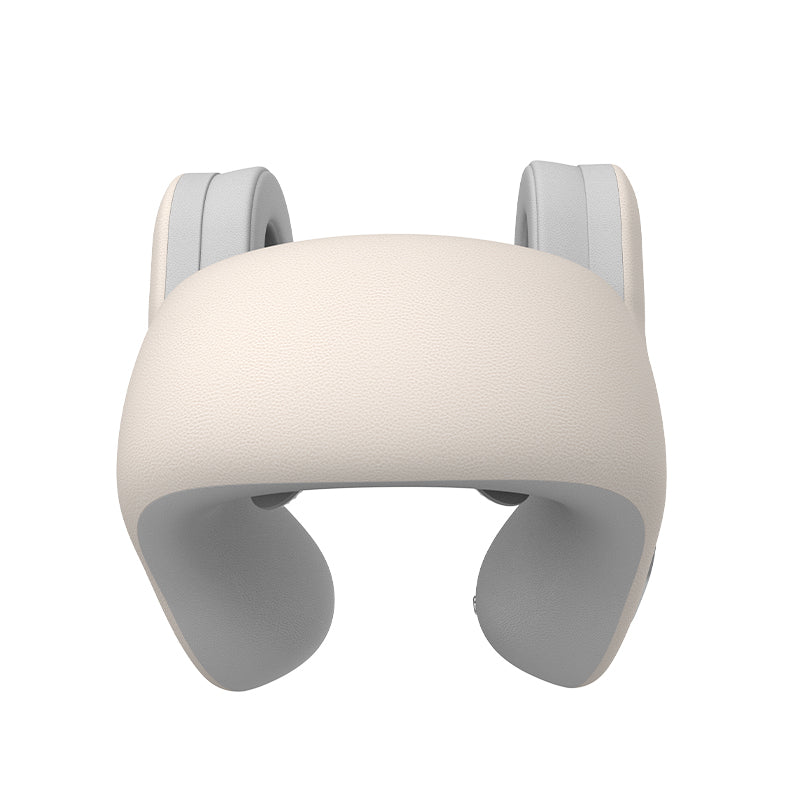 Dreamlights Portable Neck Massager Pillow with Headphones and Memory Foam