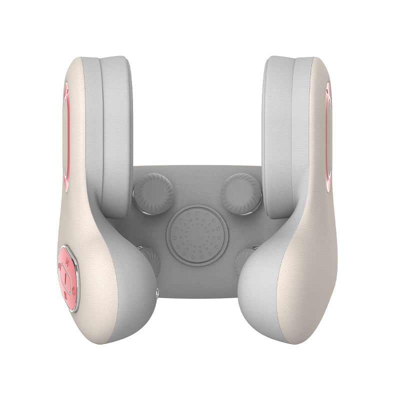 Dreamlights Portable Neck Massager Pillow with Headphones and Memory Foam
