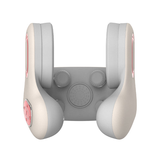 Dreamlights Portable Neck Massager Pillow with Headphones and Memory Foam