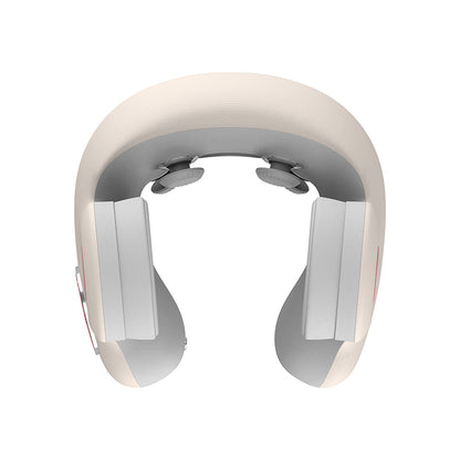 Dreamlights Portable Neck Massager Pillow with Headphones and Memory Foam